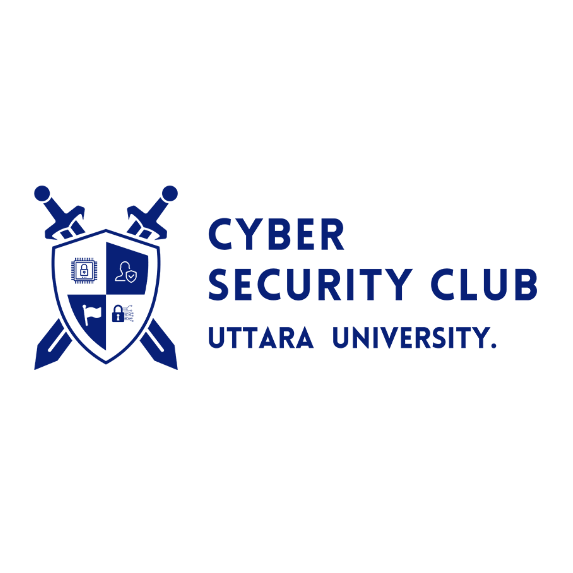 Blue Cyber Security Sticker